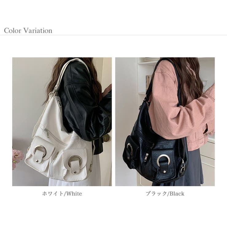 ショルダーバッグ 2wayフェイクレザーバッグ リュック | COCOMOMO | 詳細画像16 