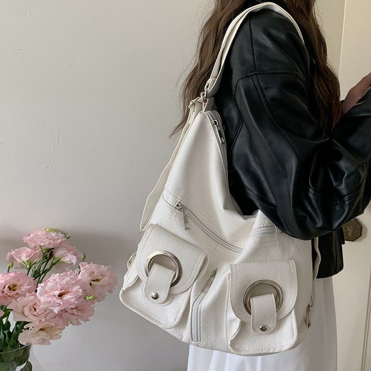 ショルダーバッグ 2wayフェイクレザーバッグ リュック | COCOMOMO | 詳細画像4 