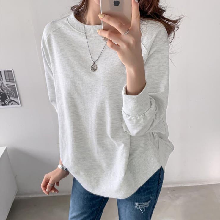 トレーナー ドルマンスリーブスウェット ゆったり体型カバー | COCOMOMO | 詳細画像13 