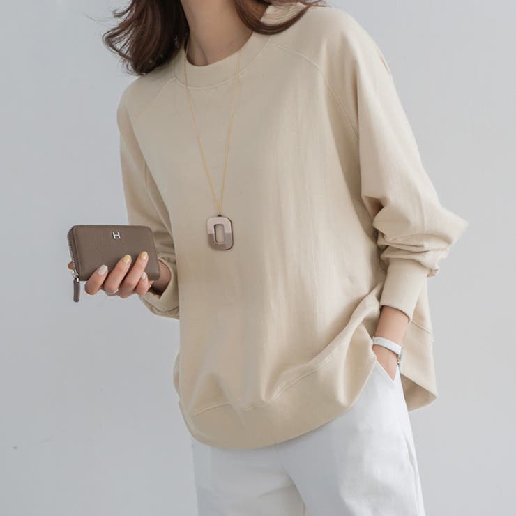 トレーナー ドルマンスリーブスウェット ゆったり体型カバー | COCOMOMO | 詳細画像10 