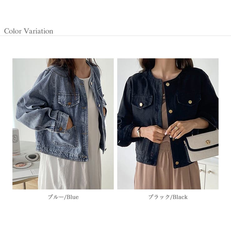 COCOLO BLANDデニムジャケット Gジャン　ココロブランド　アウター　春 SKULL DENIM JACKET - COCOLOBLAND WEB STORE