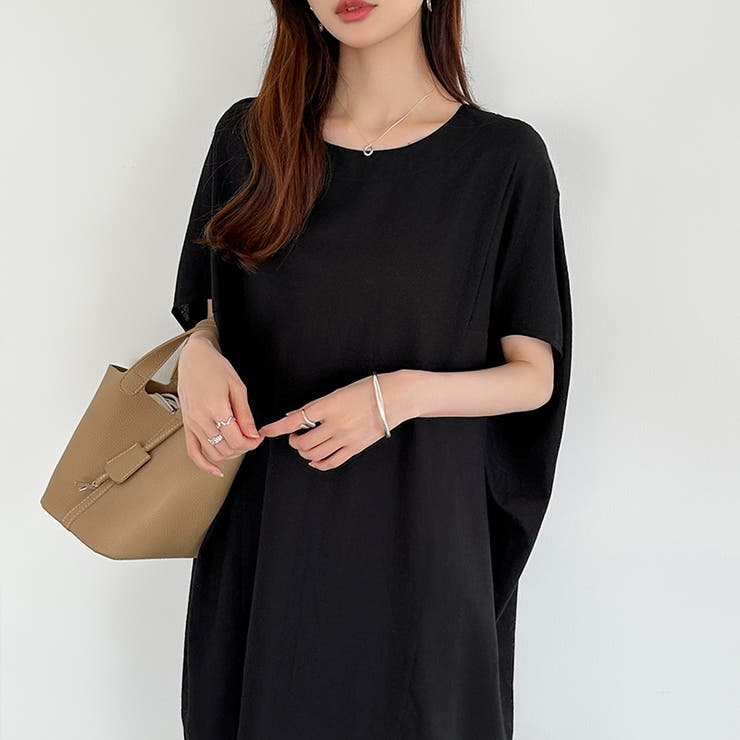 コクーンワンピース リネン 夏ワンピース | COCOMOMO | 詳細画像5 