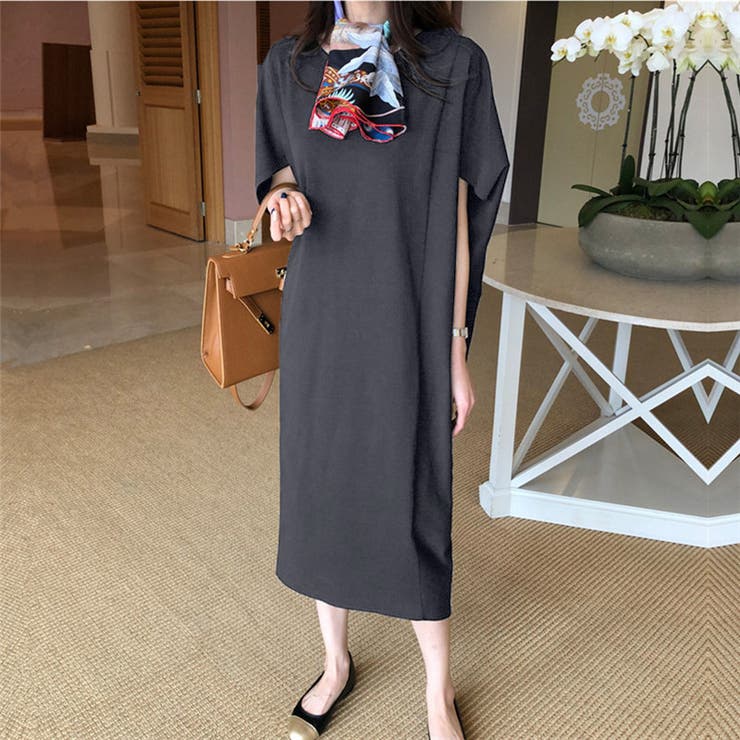 コクーンワンピース リネン 夏ワンピース | COCOMOMO | 詳細画像17 