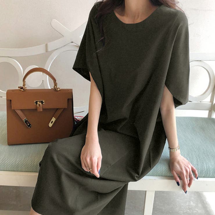 コクーンワンピース リネン 夏ワンピース | COCOMOMO | 詳細画像14 