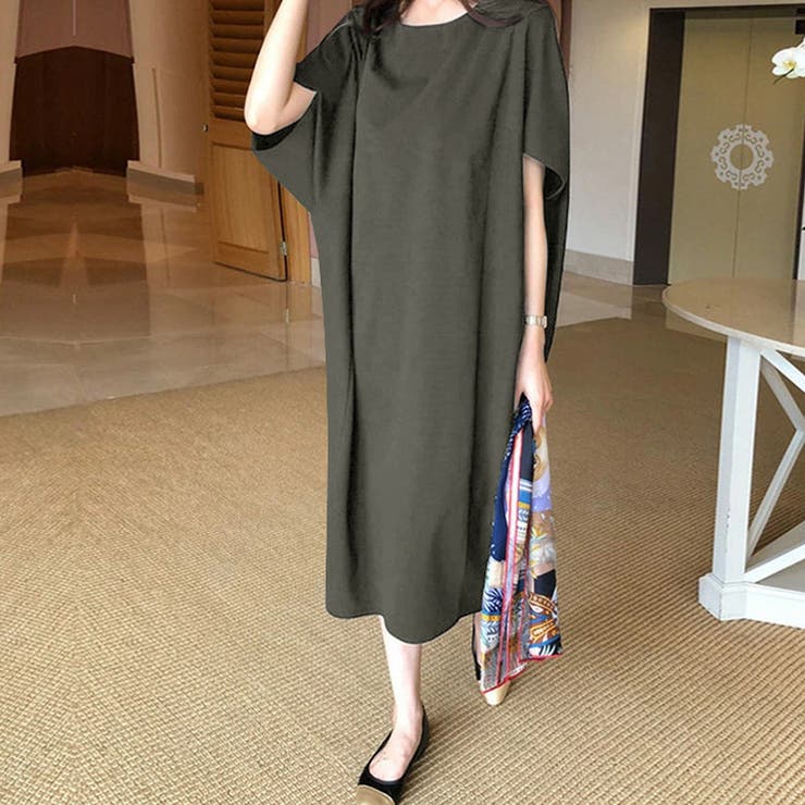 コクーンワンピース リネン 夏ワンピース | COCOMOMO | 詳細画像15 