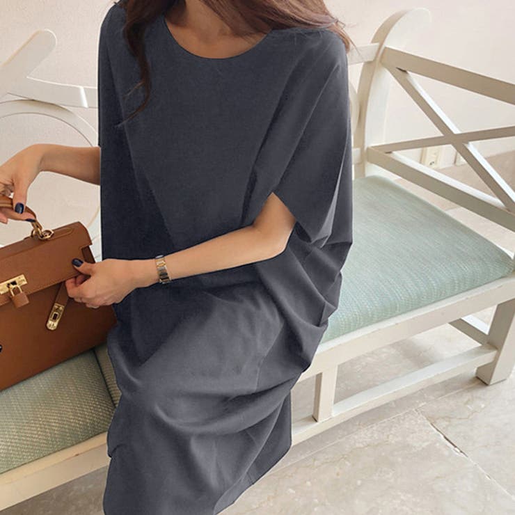 コクーンワンピース リネン 夏ワンピース | COCOMOMO | 詳細画像16 