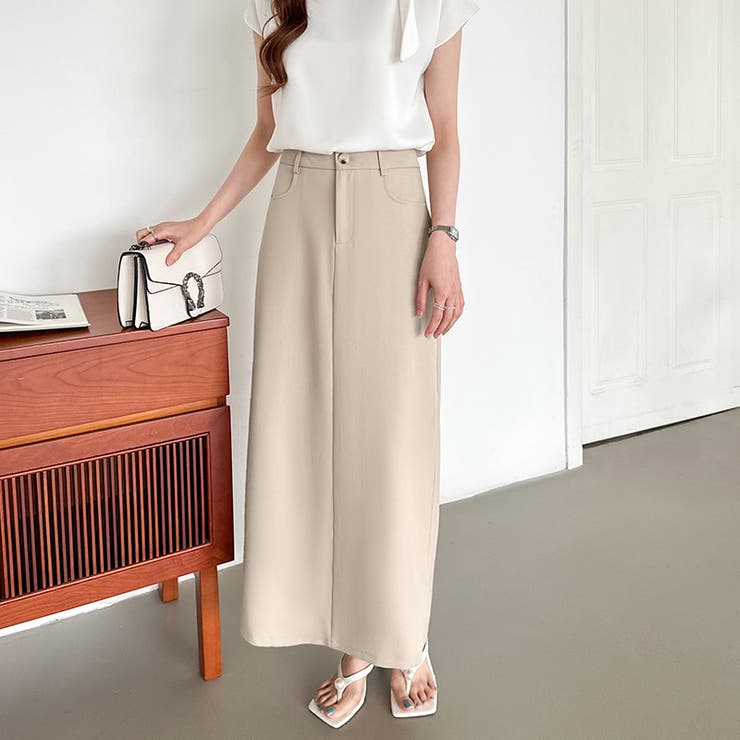 新色登場！選べる2丈バックスリット入りナロースカート タイトスカート | COCOMOMO | 詳細画像32 