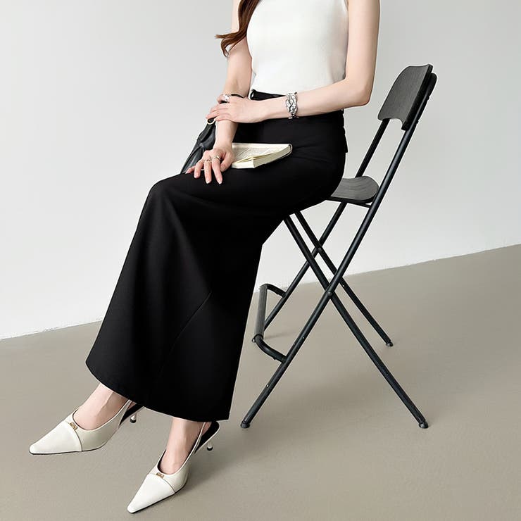 新色登場！選べる2丈バックスリット入りナロースカート タイトスカート | COCOMOMO | 詳細画像45 