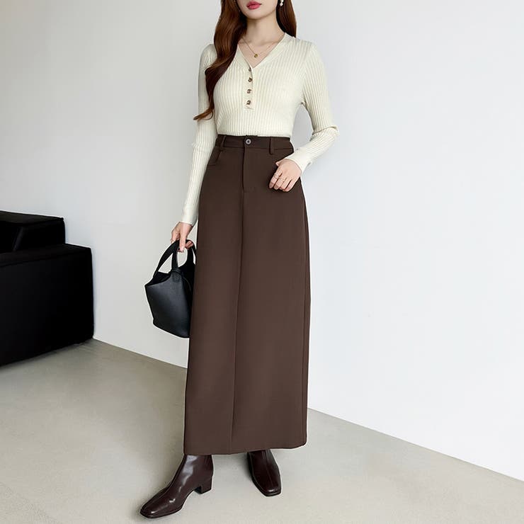 新色登場！選べる2丈バックスリット入りナロースカート タイトスカート | COCOMOMO | 詳細画像51 