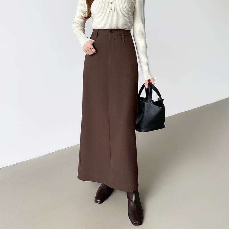 新色登場！選べる2丈バックスリット入りナロースカート タイトスカート | COCOMOMO | 詳細画像55 