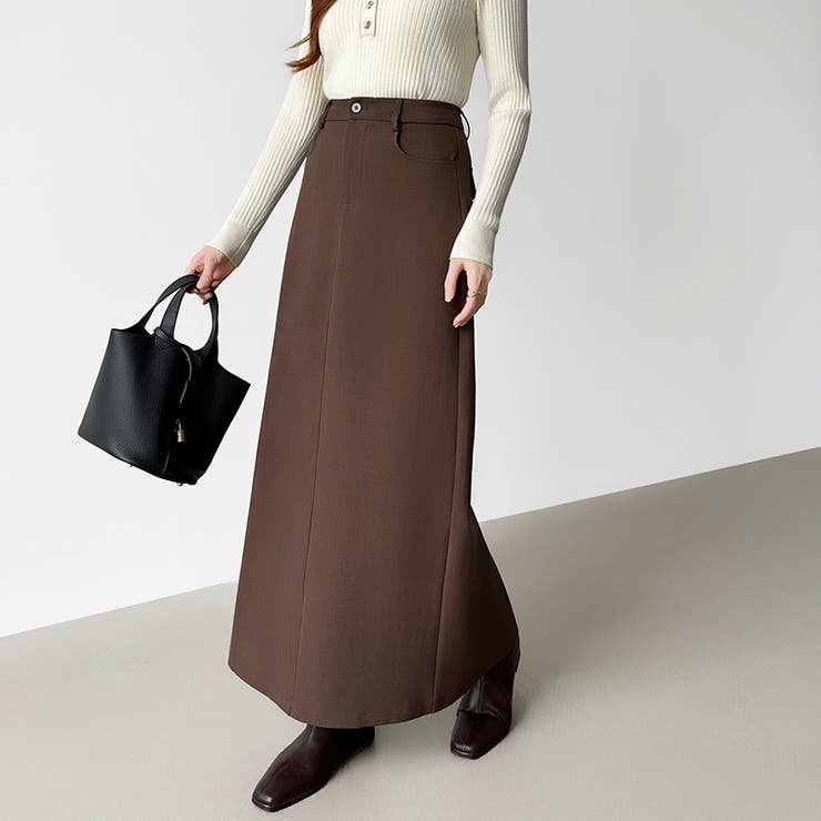 新色登場！選べる2丈バックスリット入りナロースカート タイトスカート | COCOMOMO | 詳細画像56 