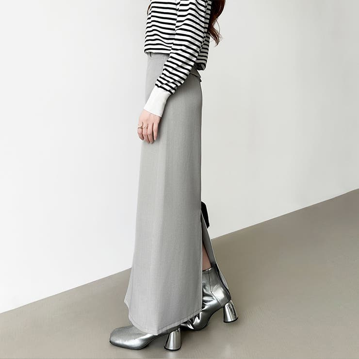 新色登場！選べる2丈バックスリット入りナロースカート タイトスカート | COCOMOMO | 詳細画像16 