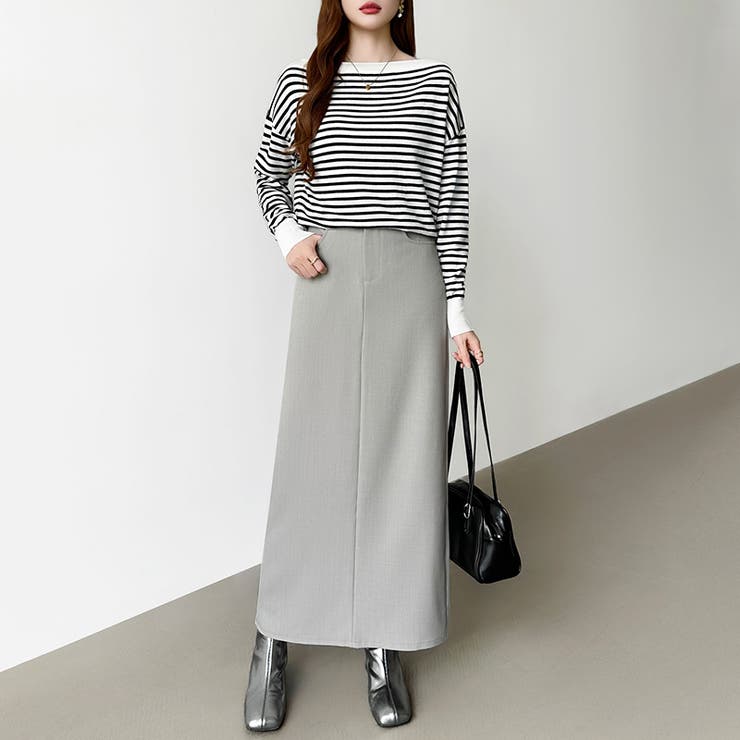 新色登場！選べる2丈バックスリット入りナロースカート タイトスカート | COCOMOMO | 詳細画像17 