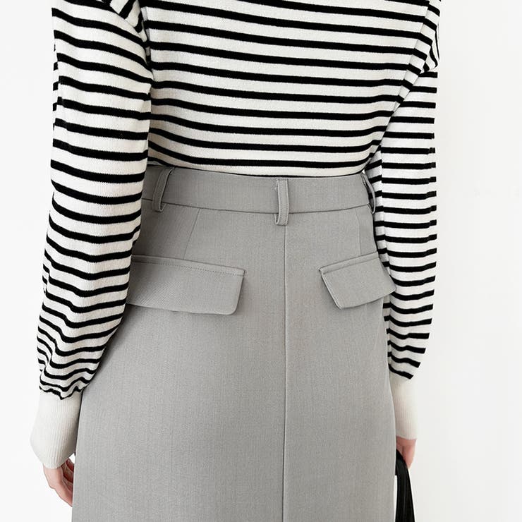 新色登場！選べる2丈バックスリット入りナロースカート タイトスカート | COCOMOMO | 詳細画像23 