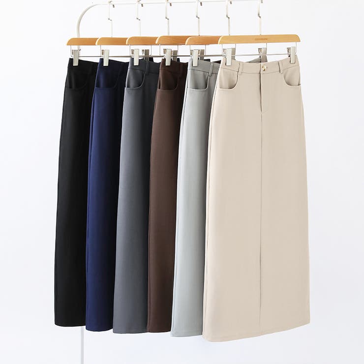 新色登場！選べる2丈バックスリット入りナロースカート タイトスカート | COCOMOMO | 詳細画像72 