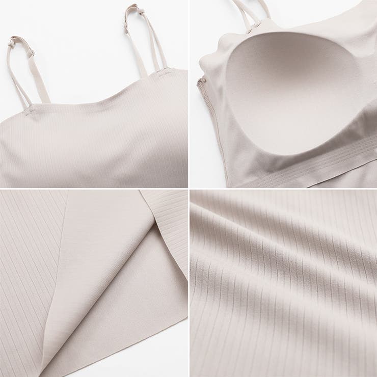 ダブルストラップ カップ付きキャミソール ブラトップ | COCOMOMO | 詳細画像15 