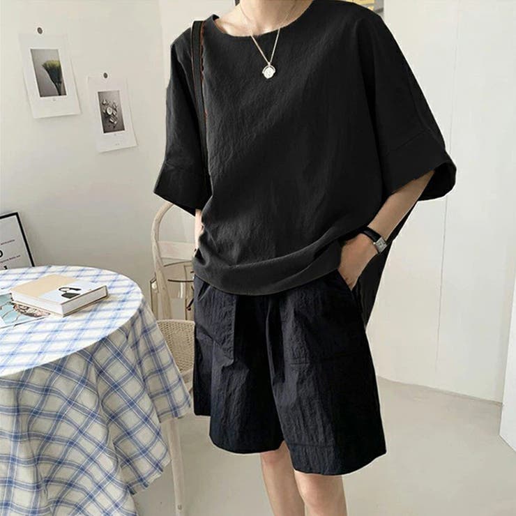 コットンリネンブラウス 涼感ブラウス 体型カバー | COCOMOMO | 詳細画像18 