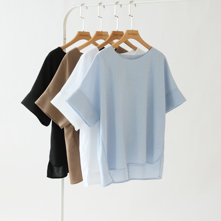 コットンリネンブラウス 涼感ブラウス 体型カバー | COCOMOMO | 詳細画像22 