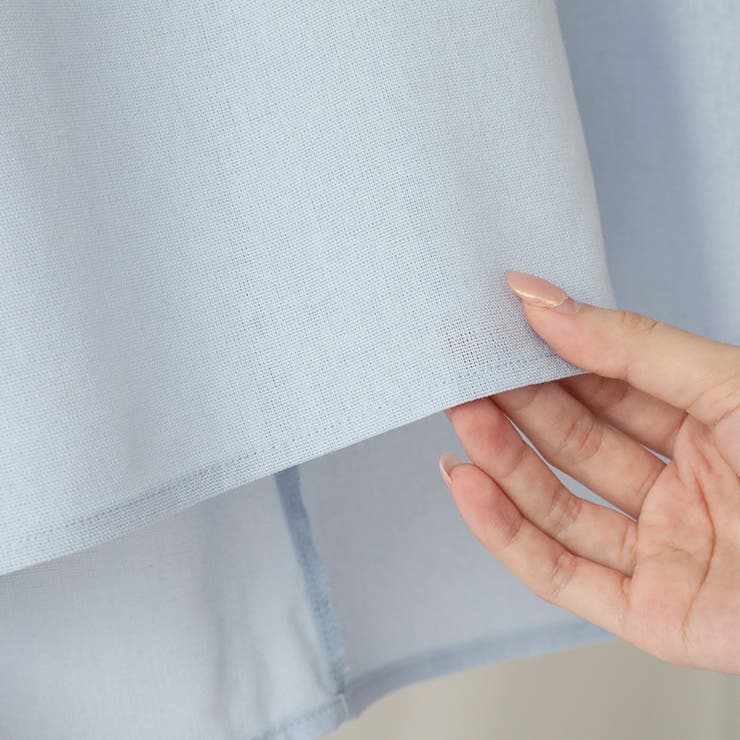 コットンリネンブラウス 涼感ブラウス 体型カバー | COCOMOMO | 詳細画像24 