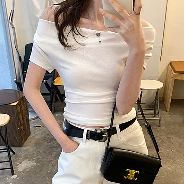 ドレープネック オフショルダー 2way | COCOMOMO | 詳細画像11 