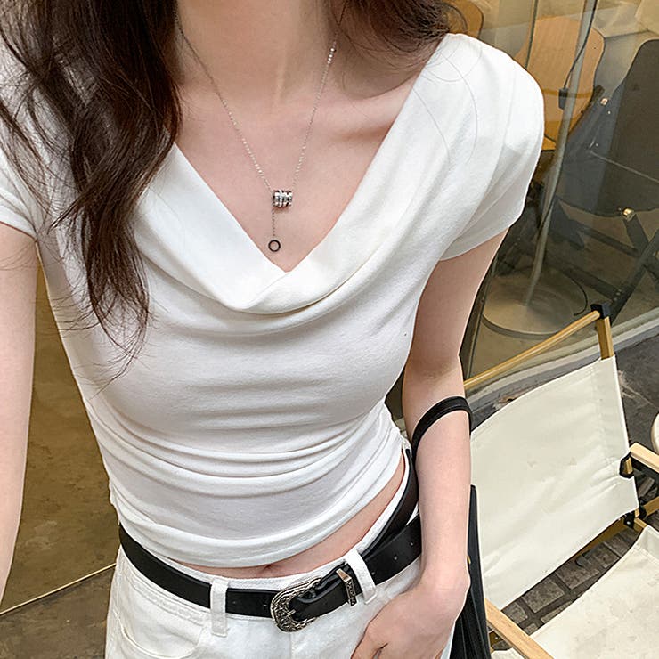 ドレープネック オフショルダー 2way | COCOMOMO | 詳細画像12 