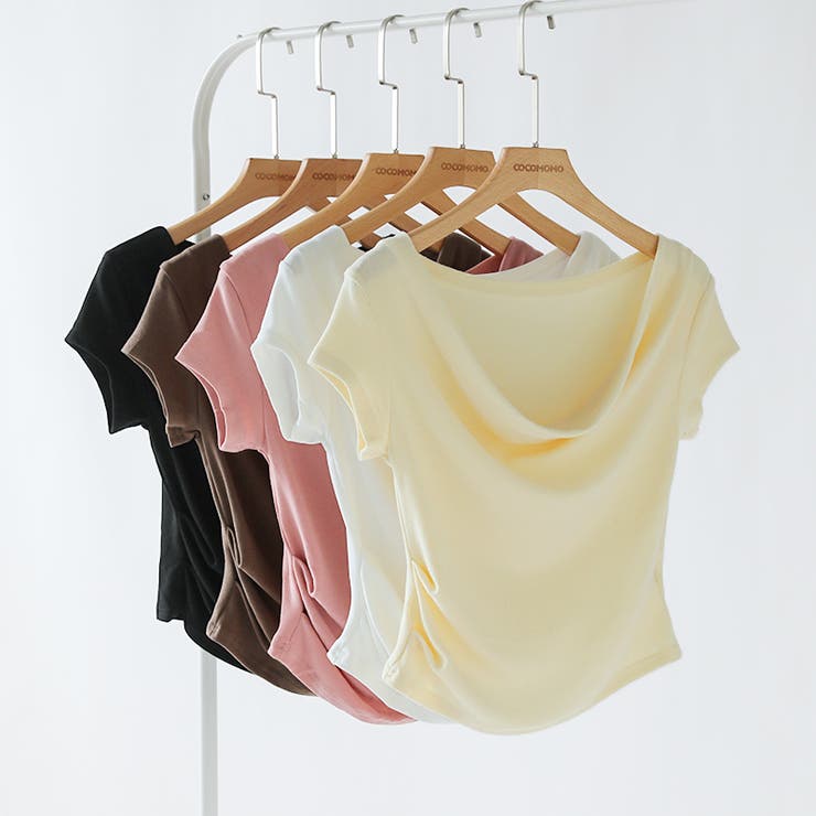 ドレープネック オフショルダー 2way | COCOMOMO | 詳細画像20 