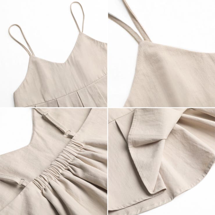 セットアップ夏 ペプラムキャミソール ワイドパンツ | COCOMOMO | 詳細画像30 