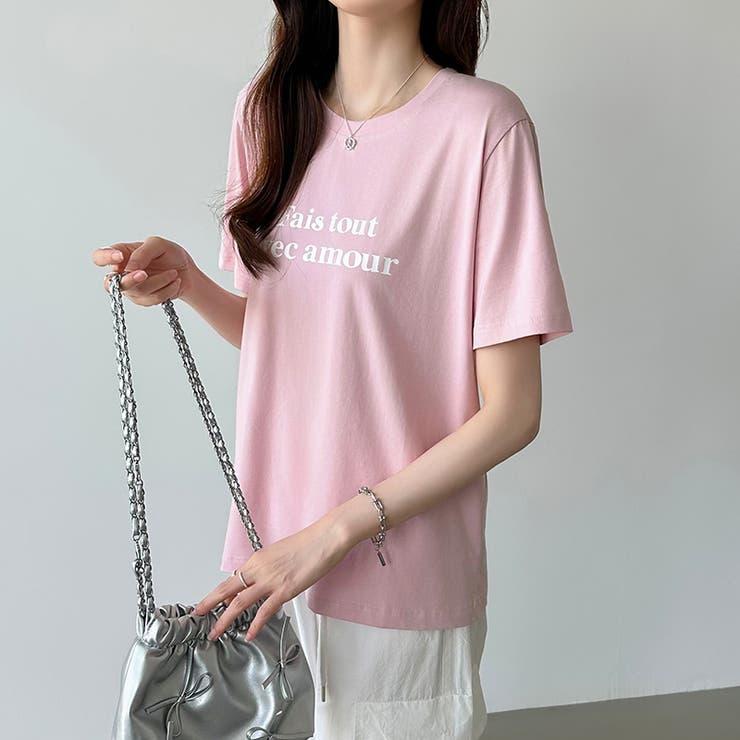 tシャツ 英字ロゴTシャツ 韓国ファッション | COCOMOMO | 詳細画像12 