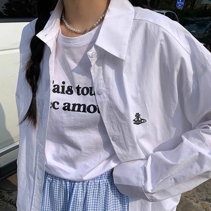 tシャツ 英字ロゴTシャツ 韓国ファッション | COCOMOMO | 詳細画像9 