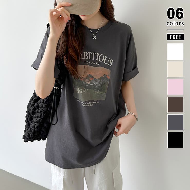 プリントTシャツ ロゴT オーバーサイズ[品番：COCW0005982