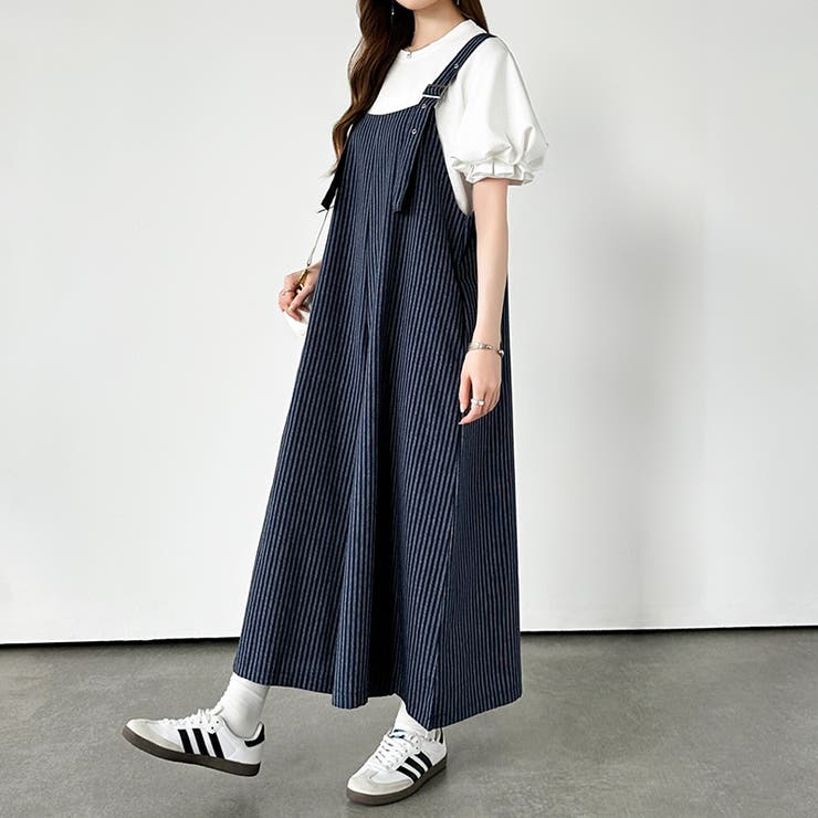 【新色登場】 ワイドサロペット オールインワン | COCOMOMO | 詳細画像25 