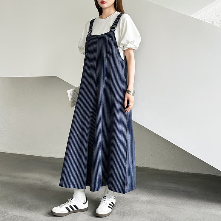 【新色登場】 ワイドサロペット オールインワン | COCOMOMO | 詳細画像28 