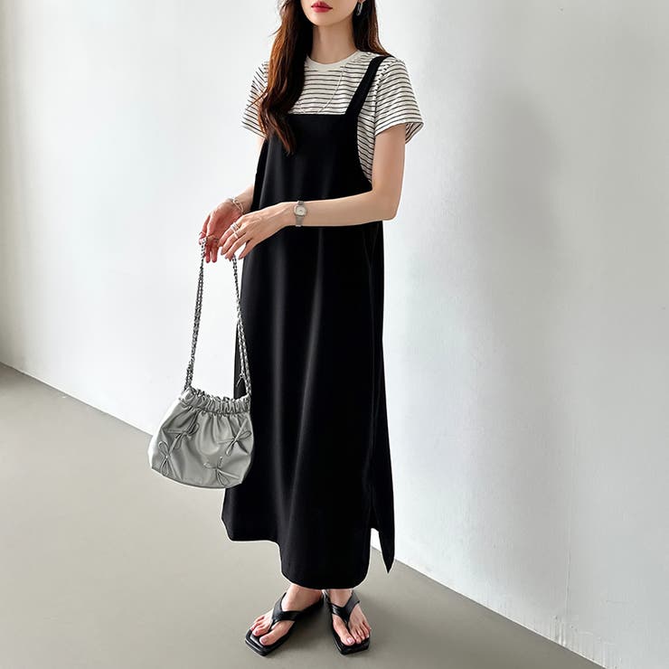 サロペットスカート サロペット ワンピース | COCOMOMO | 詳細画像23 