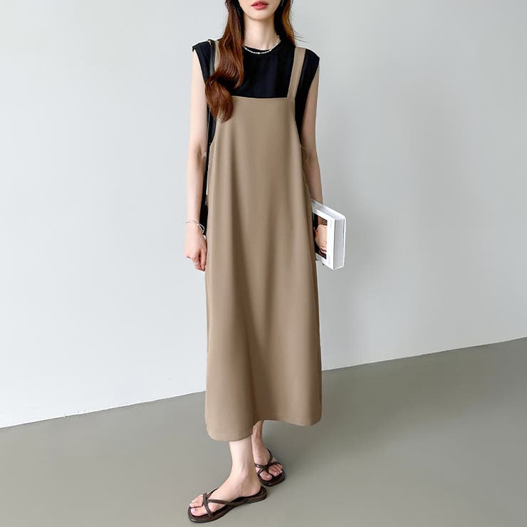 サロペットスカート サロペット ワンピース | COCOMOMO | 詳細画像8 