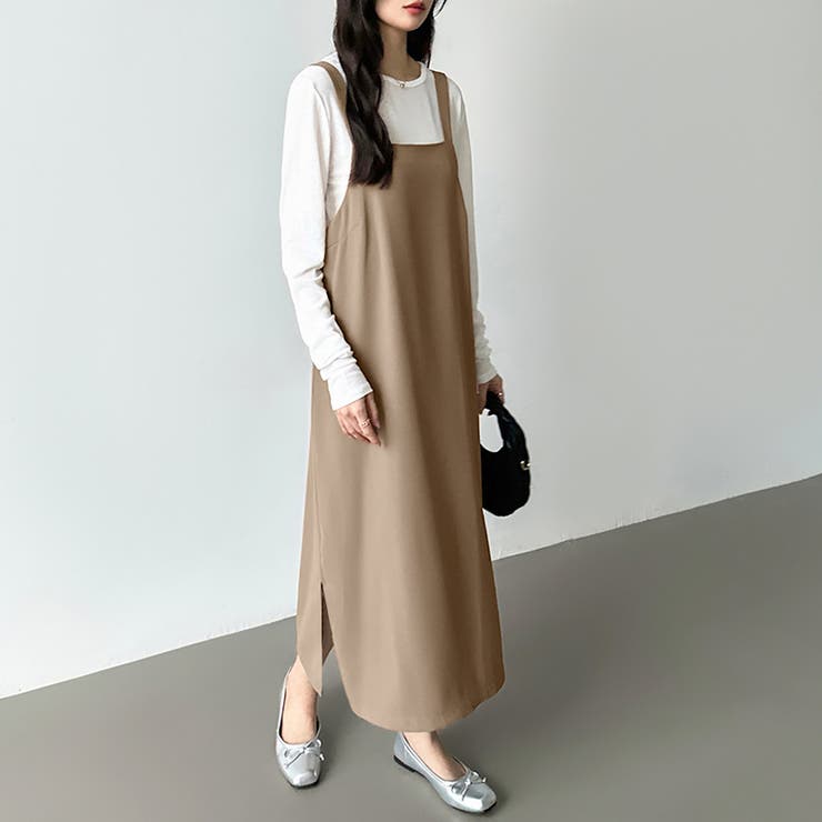 サロペットスカート サロペット ワンピース | COCOMOMO | 詳細画像3 