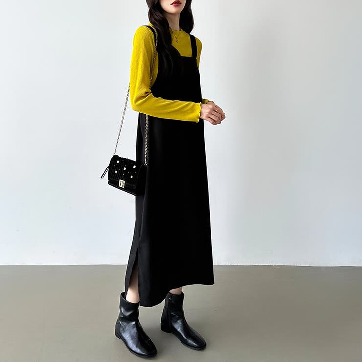 サロペットスカート サロペット ワンピース | COCOMOMO | 詳細画像16 