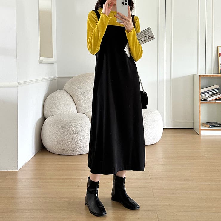 サロペットスカート サロペット ワンピース | COCOMOMO | 詳細画像21 