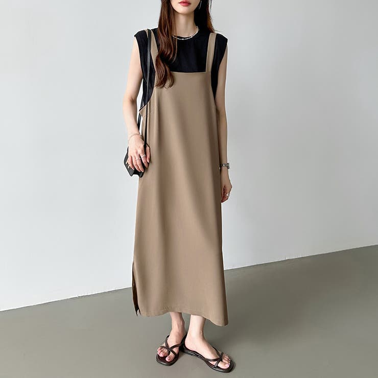 サロペットスカート サロペット ワンピース | COCOMOMO | 詳細画像10 