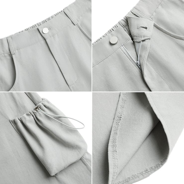 カーゴスカート ロングスカート ドロストポケット付き | COCOMOMO | 詳細画像20 