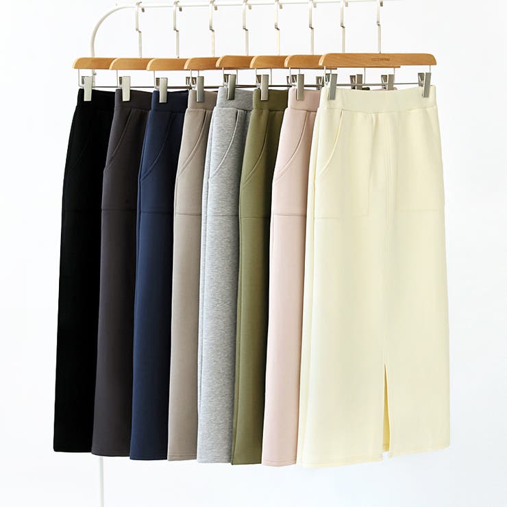 裏起毛あり なし選べるタイプ タイトスカート | COCOMOMO | 詳細画像60 