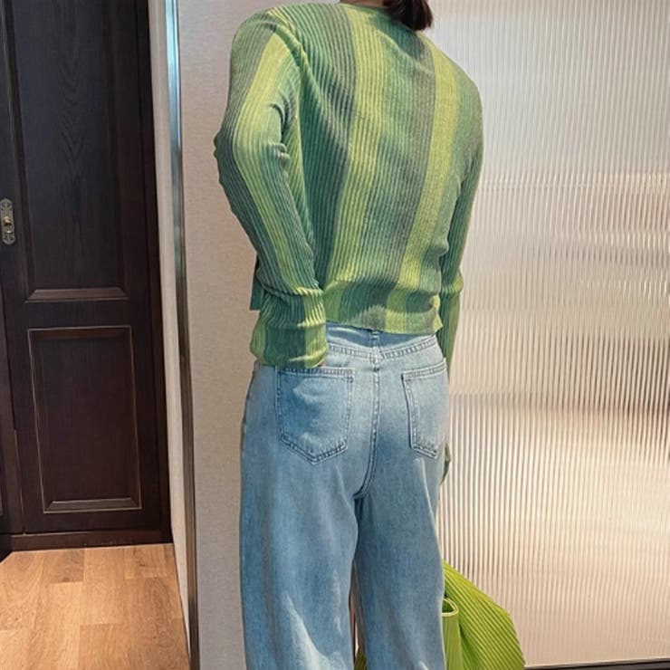 vネックカーディガン リブニット 韓国ファッション | COCOMOMO | 詳細画像13 