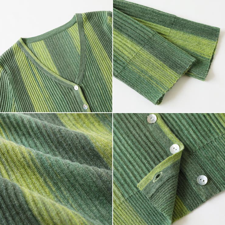 vネックカーディガン リブニット 韓国ファッション | COCOMOMO | 詳細画像16 