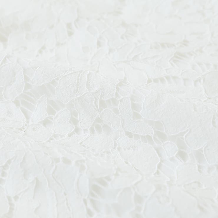プリーツレースブラウス オフィスカジュアル バックレース | COCOMOMO | 詳細画像19 