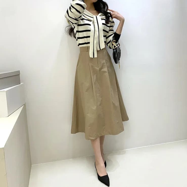 セーラーカラー ボーダーニット 韓国ファッション | COCOMOMO | 詳細画像8 