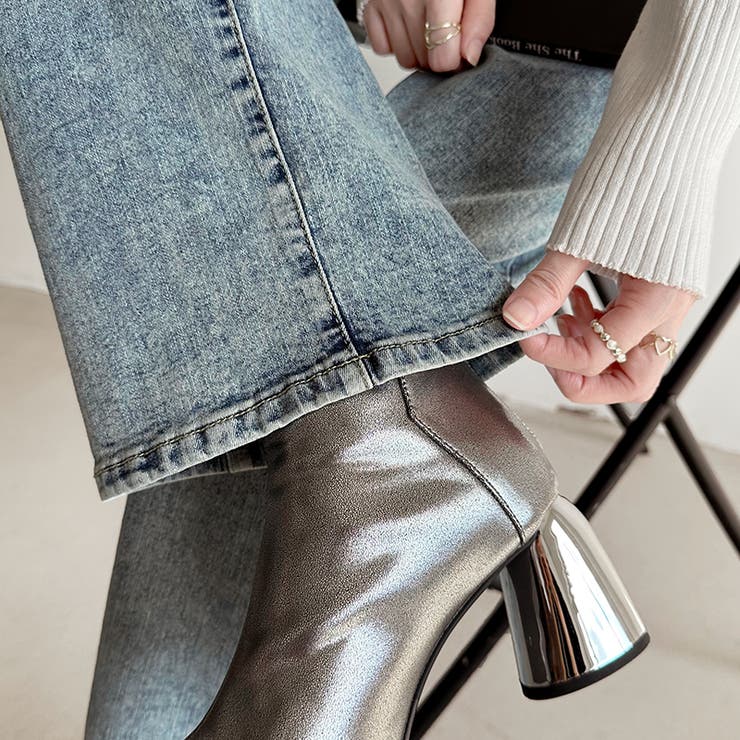 新色登場！楽革命デニム 疲れないストレッチデニム ウエスト調整ボタン付き | COCOMOMO | 詳細画像22 