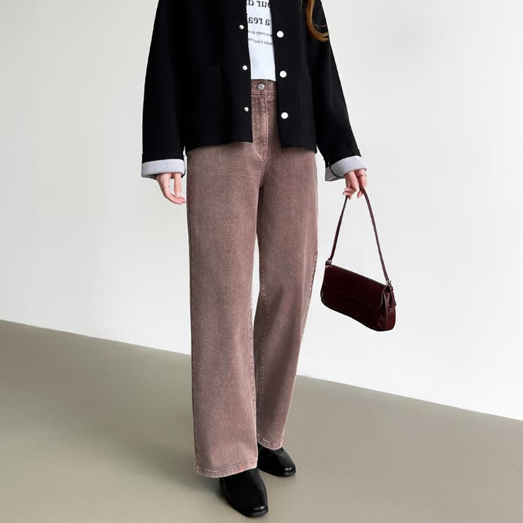 新色登場！楽革命デニム 疲れないストレッチデニム ウエスト調整ボタン付き | COCOMOMO | 詳細画像54 