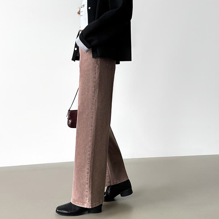 新色登場！楽革命デニム 疲れないストレッチデニム ウエスト調整ボタン付き | COCOMOMO | 詳細画像55 