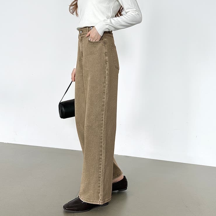 新色登場！楽革命デニム 疲れないストレッチデニム ウエスト調整ボタン付き | COCOMOMO | 詳細画像70 