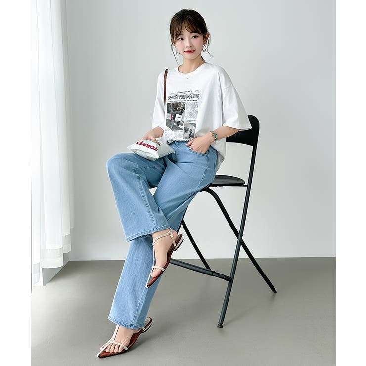 楽革命デニム 疲れないストレッチデニム デニムパンツ | COCOMOMO | 詳細画像70 