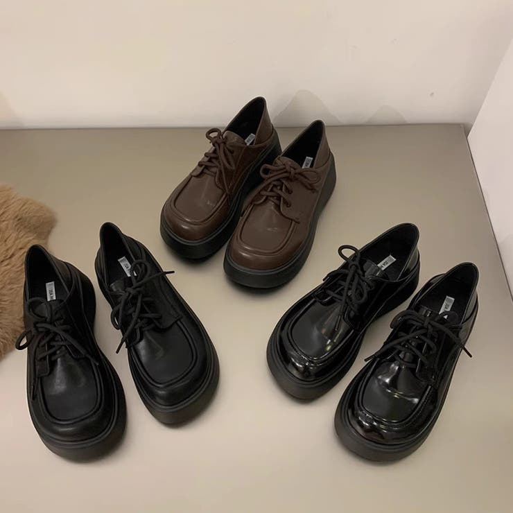 厚底ローファー オックスフォードシューズ レースアップ | COCOMOMO | 詳細画像4 